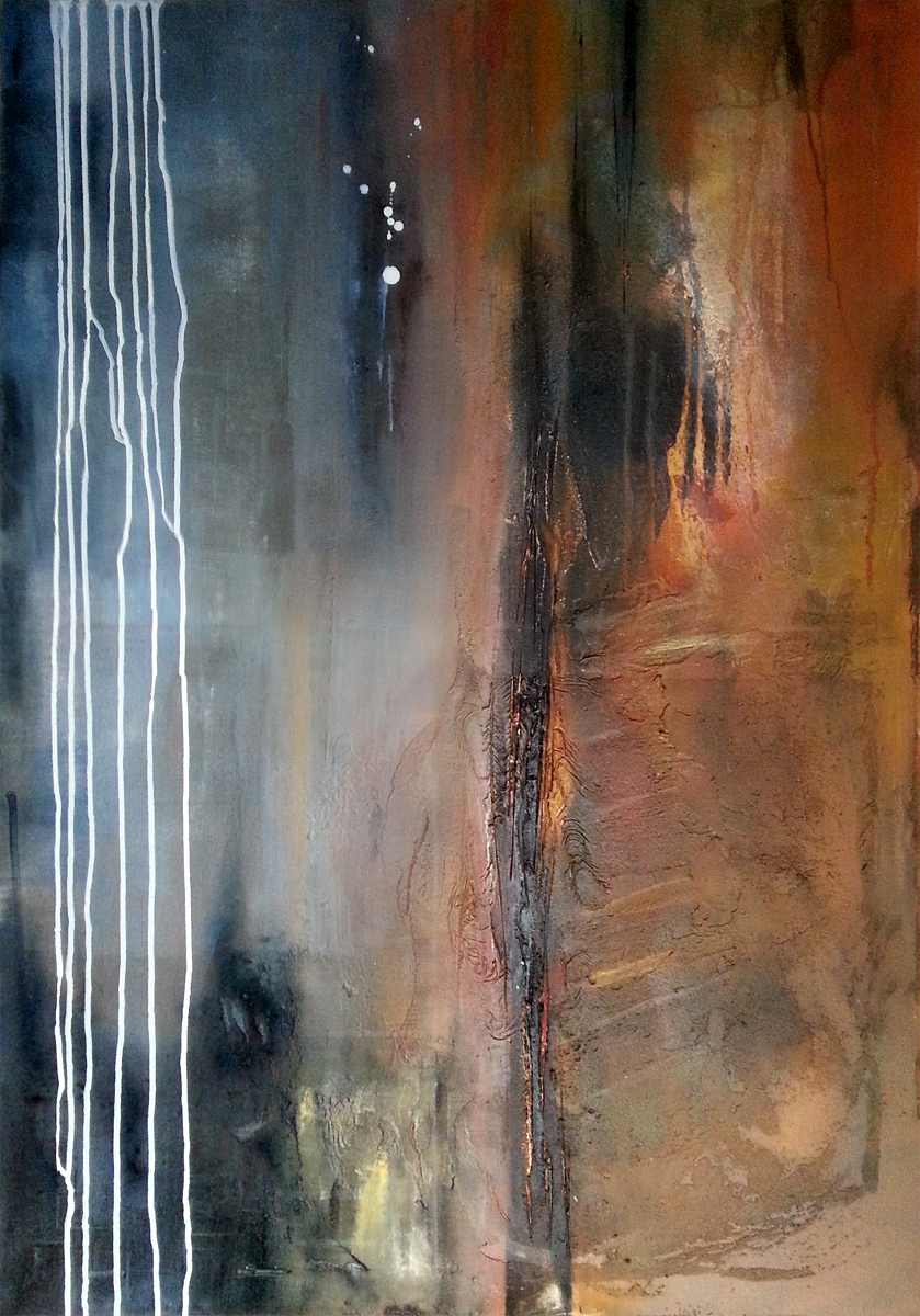 Acrylic abstract painting by Jacek Blech